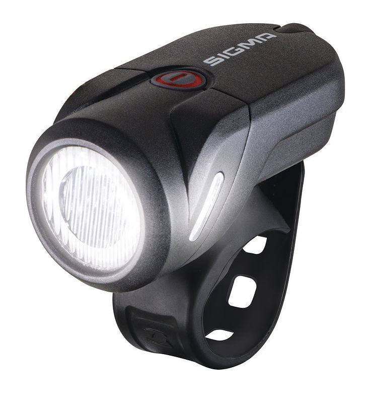 SIGMA LED Akkufrontleuchte Aura 35 USB schwarz