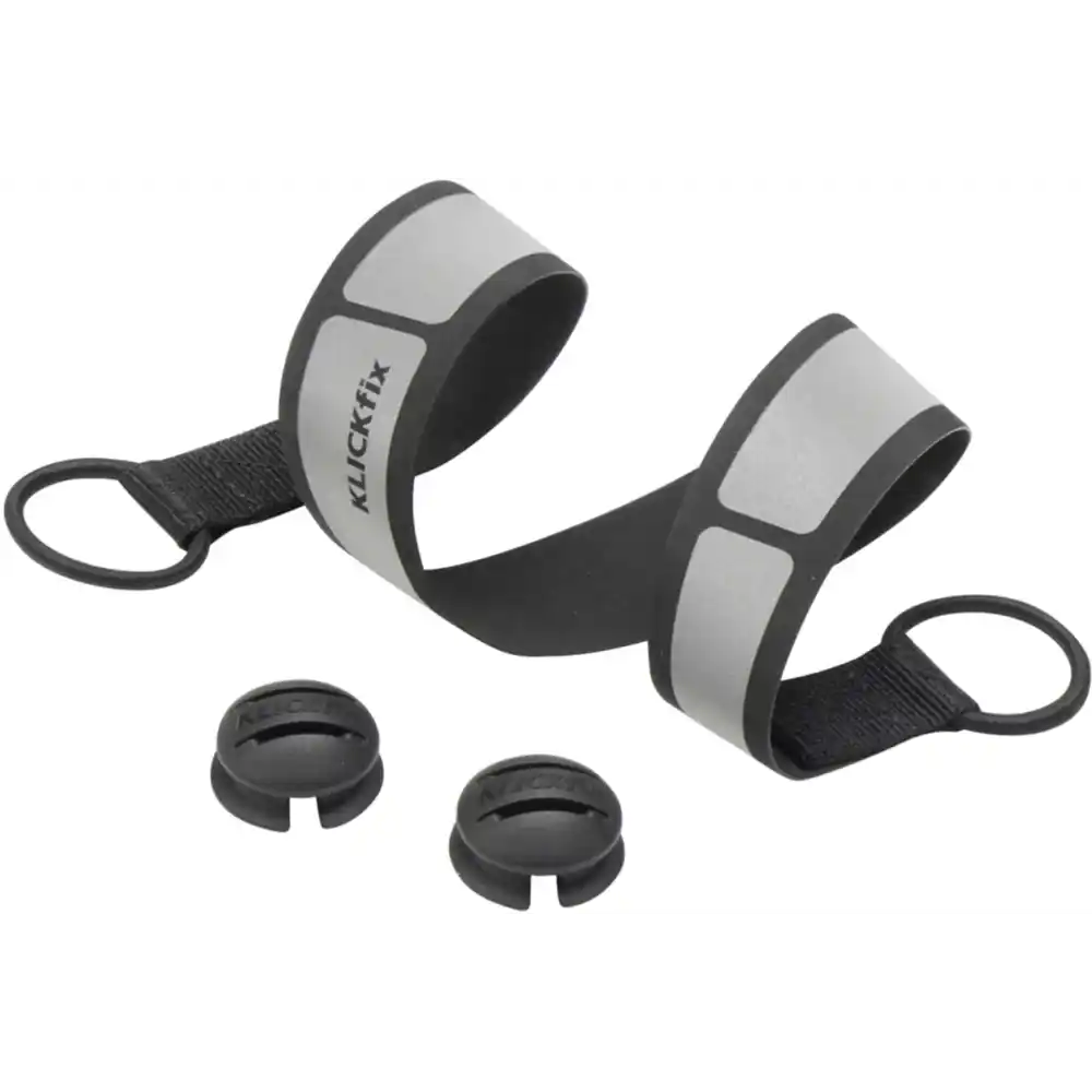 KLICKfix Seeme Reflektorband  schwarz / silber