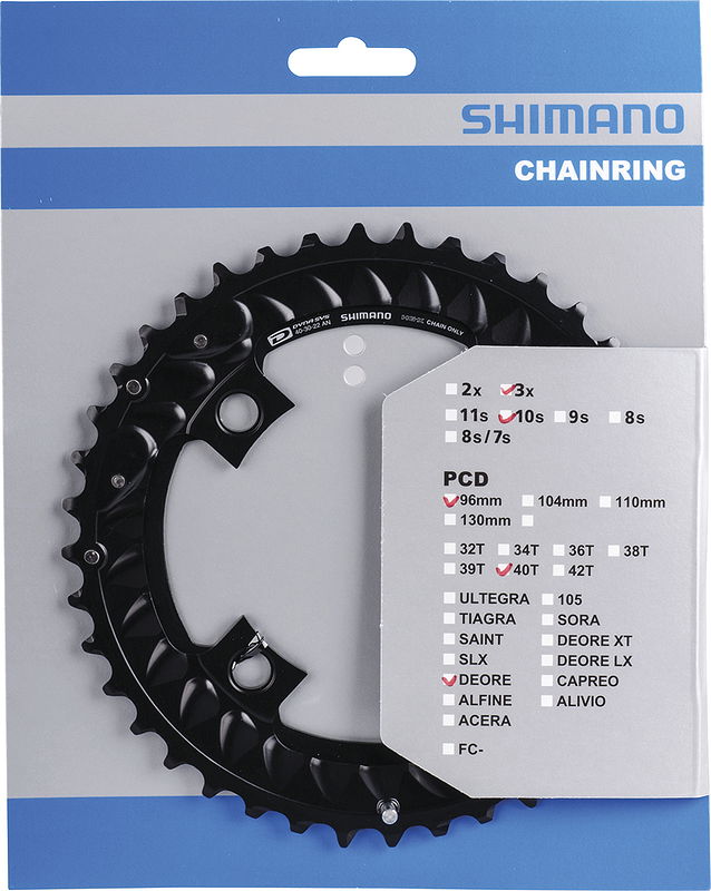 Shimano Kettenblatt Deore FCM6000  40 Zähne Y1WC98020