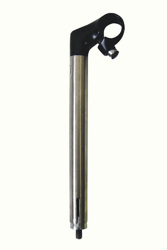 ergotec Vorbau Cat Tube 40 mm schwarz-silber 25,4 mm 22,2 mm 30°