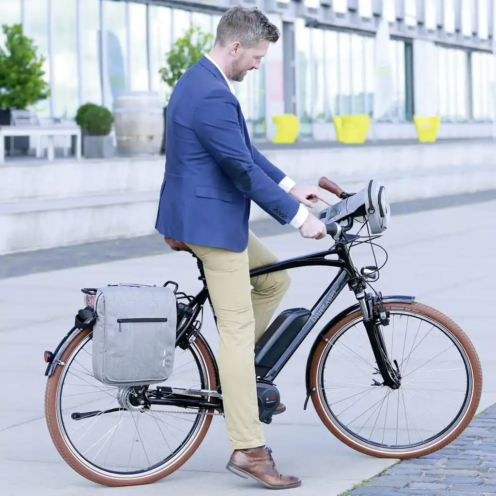 KLICKfix Smartbag Touch  grau Lenkertasche