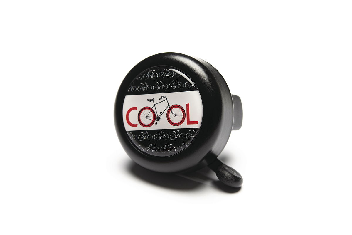 Reich Fahrradklingel Motiv "Cool" 22,2 mm schwarz