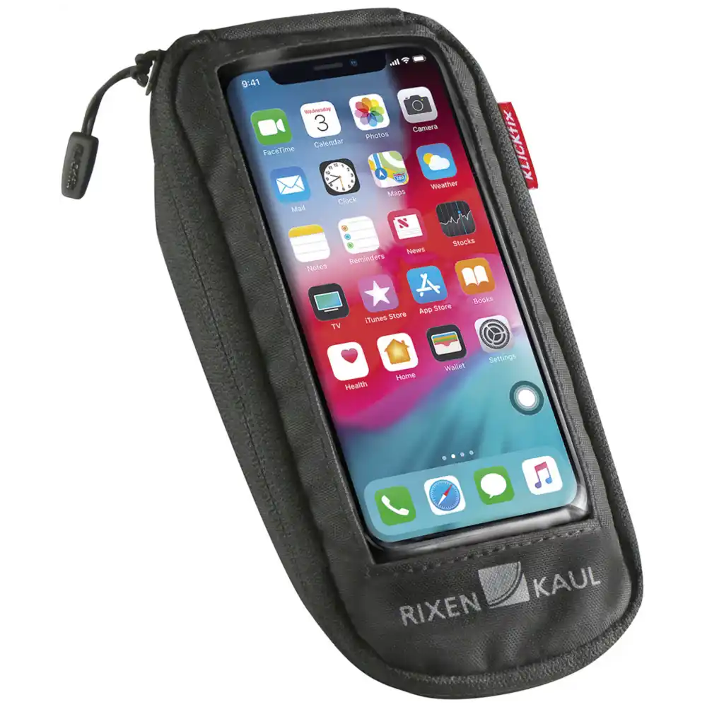 KLICKfix PhoneBag Comfort - S - 7,5x15 cm schwarz Smartphonetasche
