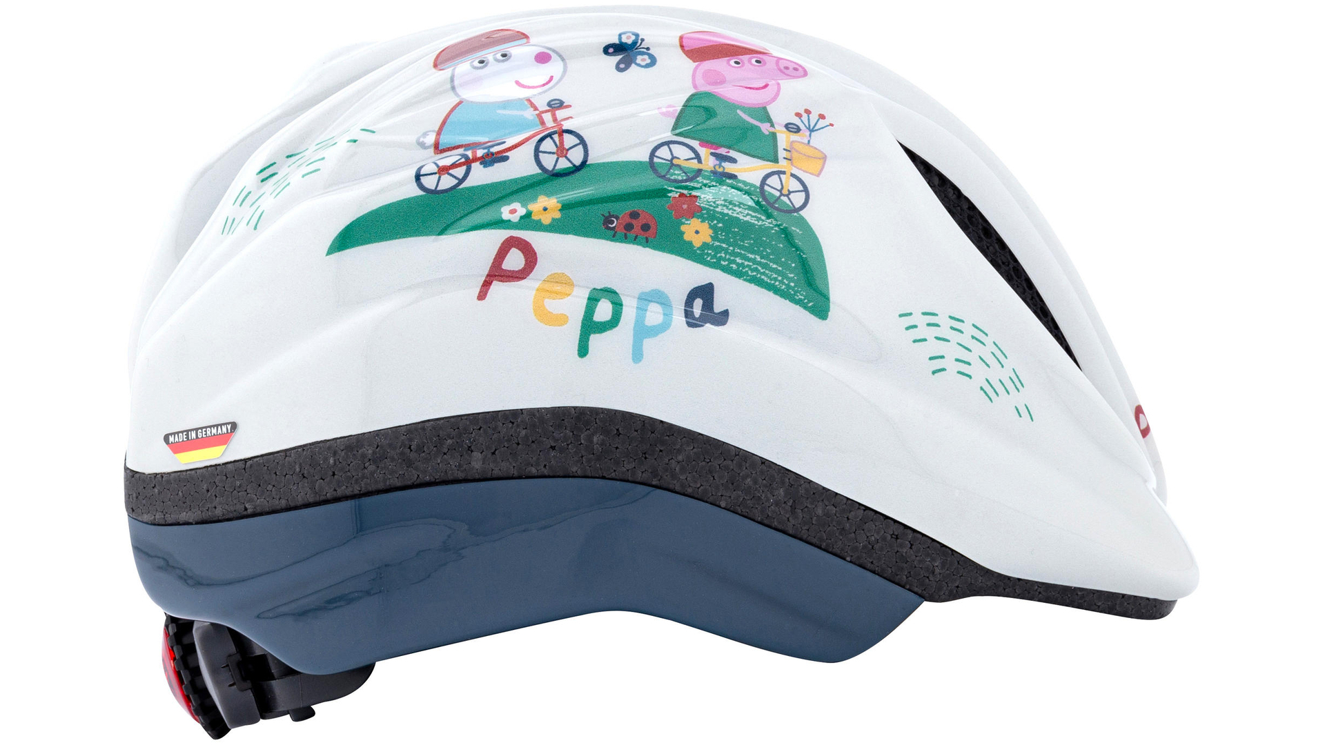 KINDERHELM PEPPA PIG, XS WEISS