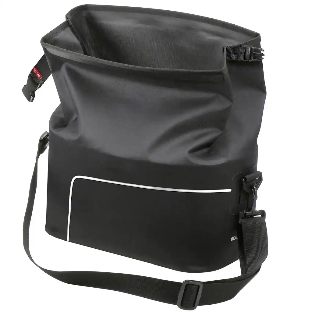 KLICKfix Gepäckträgertasche Rackpack Waterproof mit KLICKfix UniKlip 2 Adapter schwarz