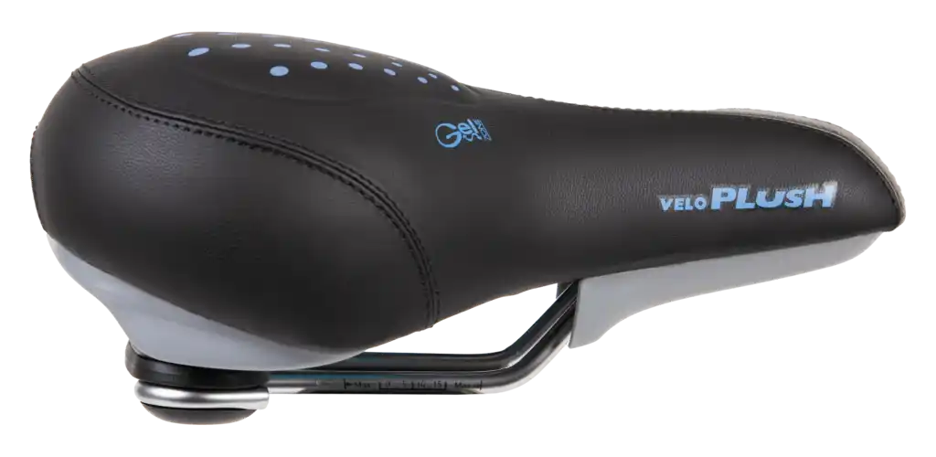 Velo Gel Zone Komfortsattel Damen  schwarz / grau/blau