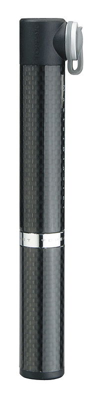 Topeak Minipumpe Micro Rocket Carbon schwarz 11 bar / 160 PSI SB-Verpackung