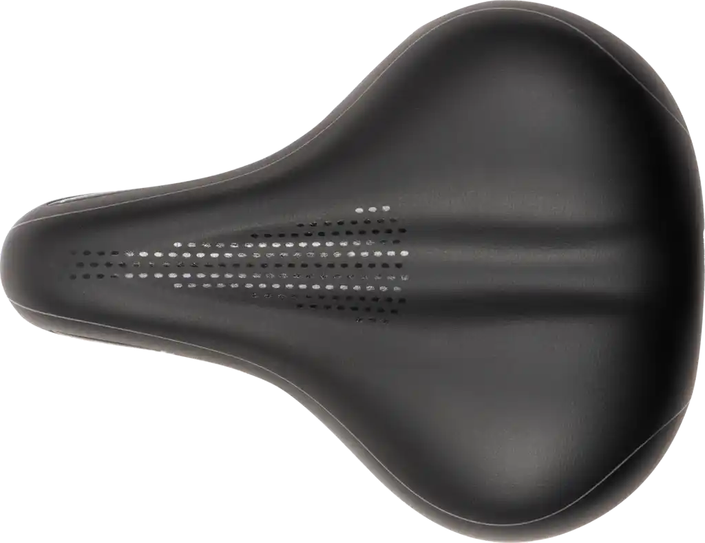 Velo Base Komfortsattel Herren  schwarz / grau/weiss