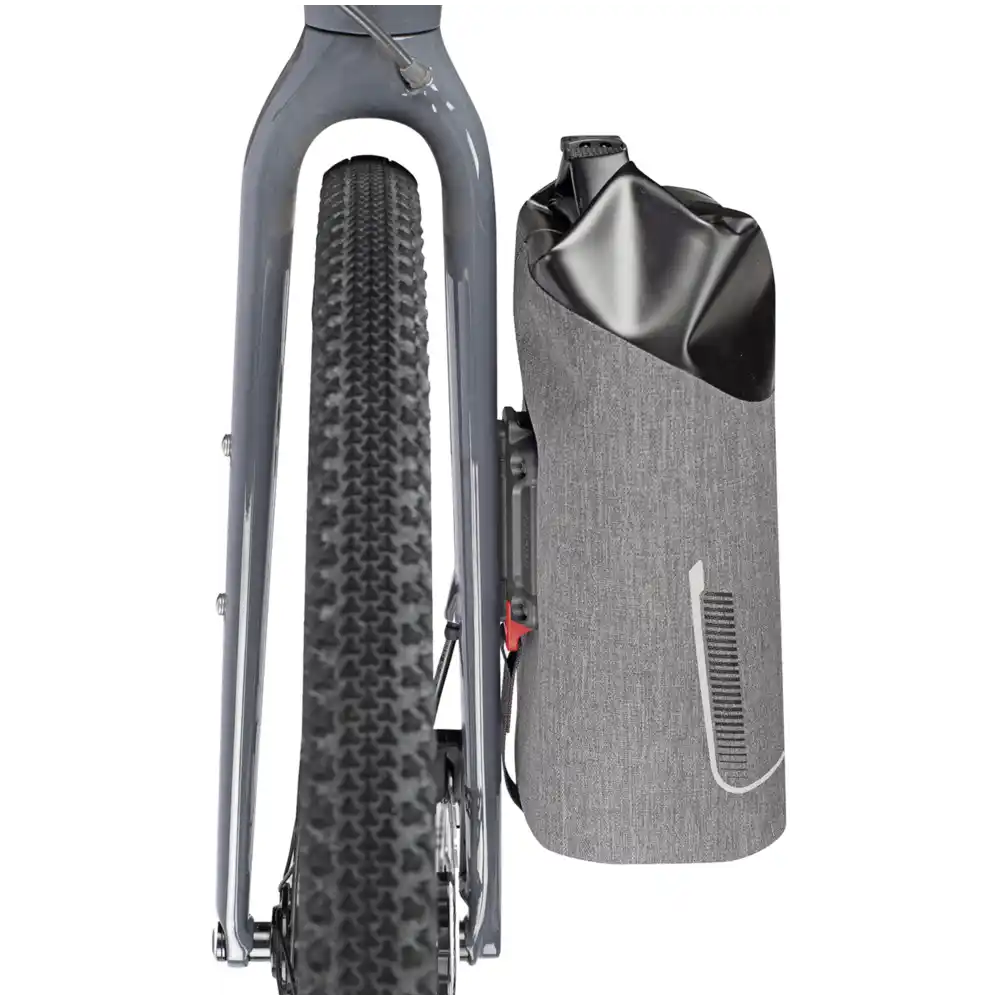 KLICKfix Bikepack Fork Waterproof  grau Gabeltasche