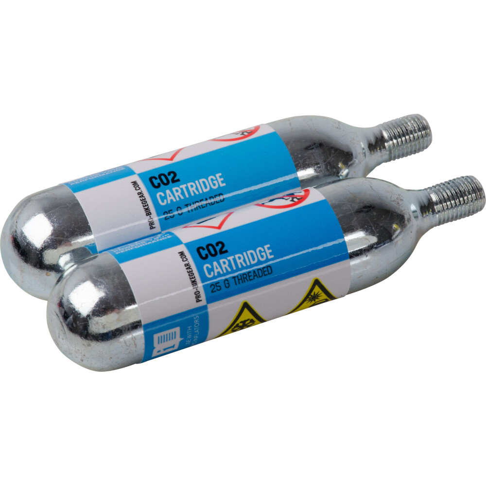 Ersatzpatronensatz CO2 mit Gewinde 2 Stück/25 g