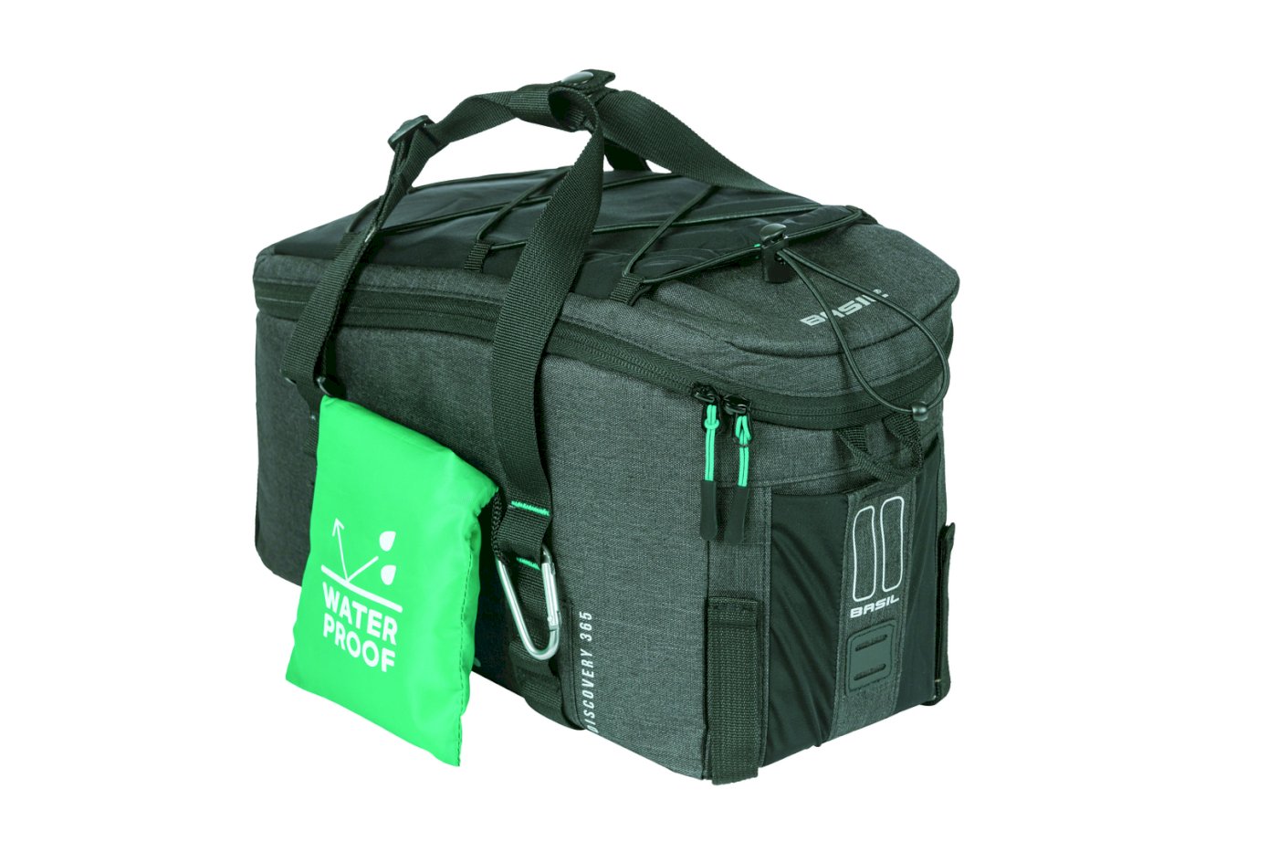 Basil Gepäckträgertasche Discovery 350D M schwarz melee
