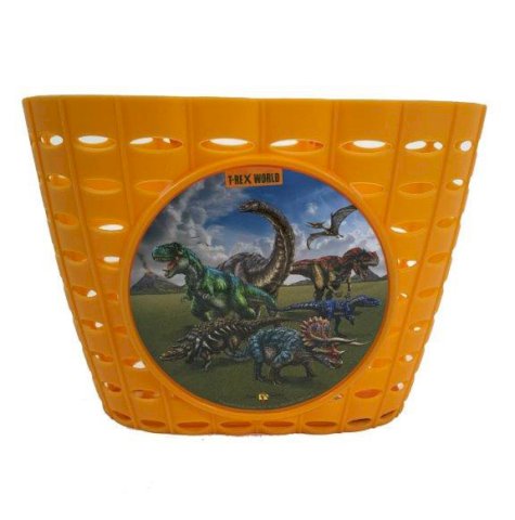 Bike Fashion Kunststoff-Kinderkorb T-Rex World