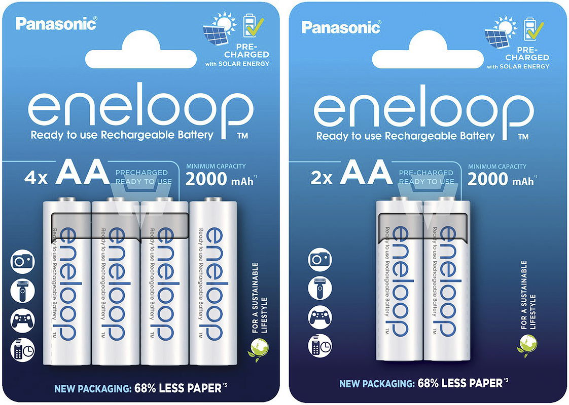 Eneloop Akku-Batterie AA (Mignon) 2000 mAh 1,2 V