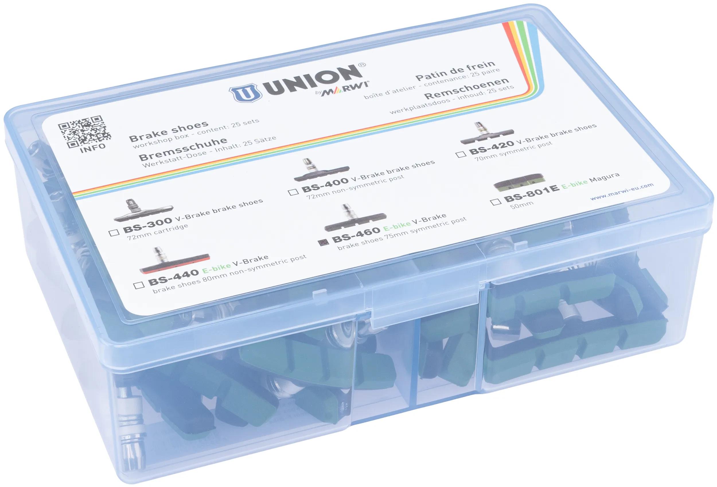 UNION BREMSSCHUH BOX BS-460 V-BRAKE 75 MM