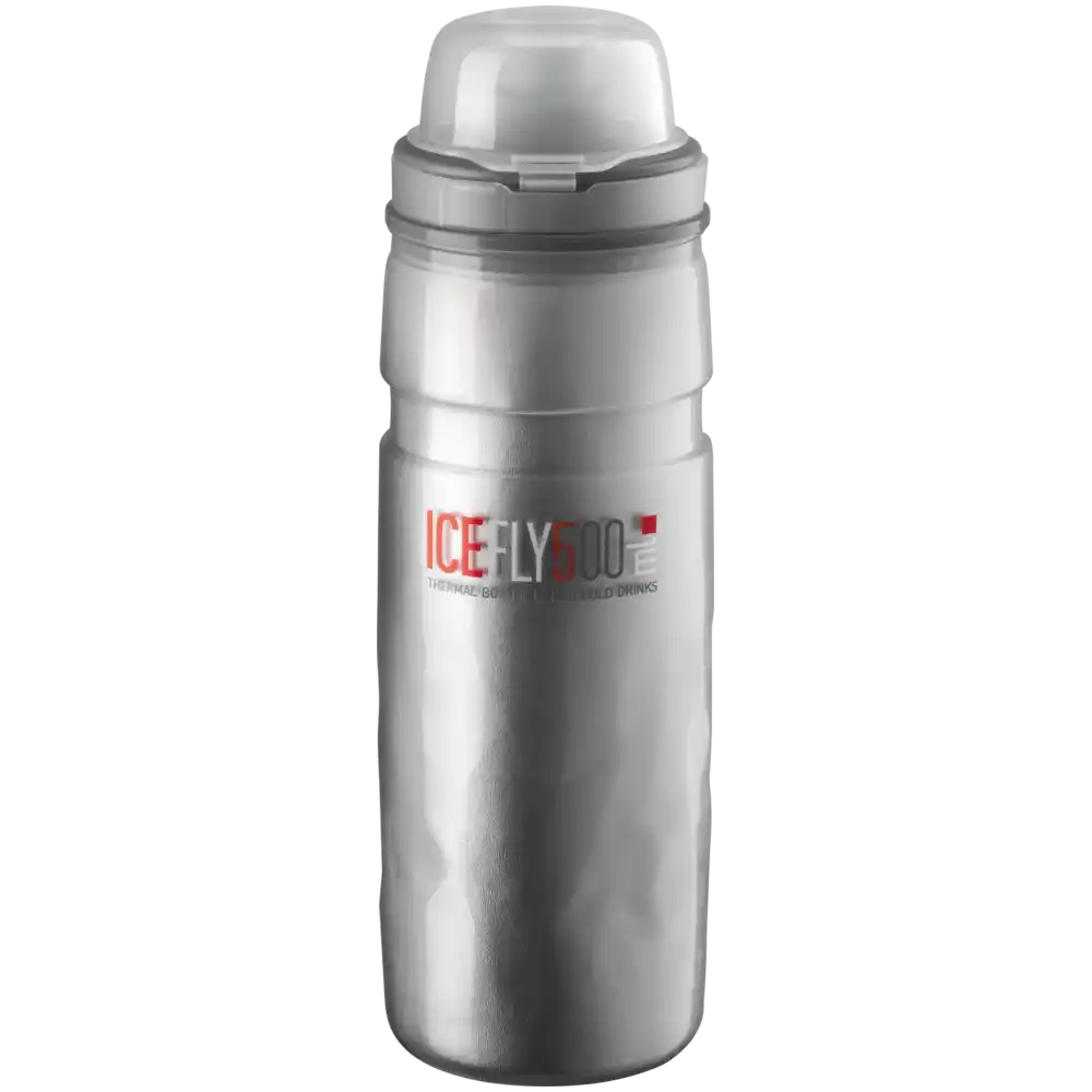 Elite Ice Fly Trinkflasche 500 ml tranparent grau