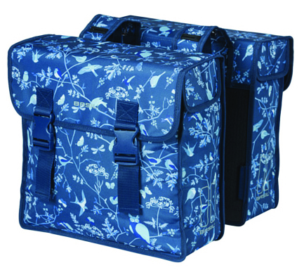 Basil Doppelpacktasche Wanderlust indigo blau