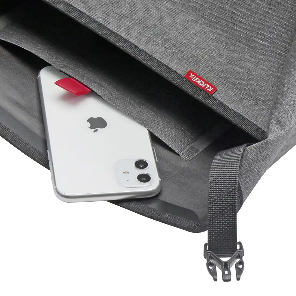 KLICKfix Lenkertasche Lightpack Max Waterproof  grau