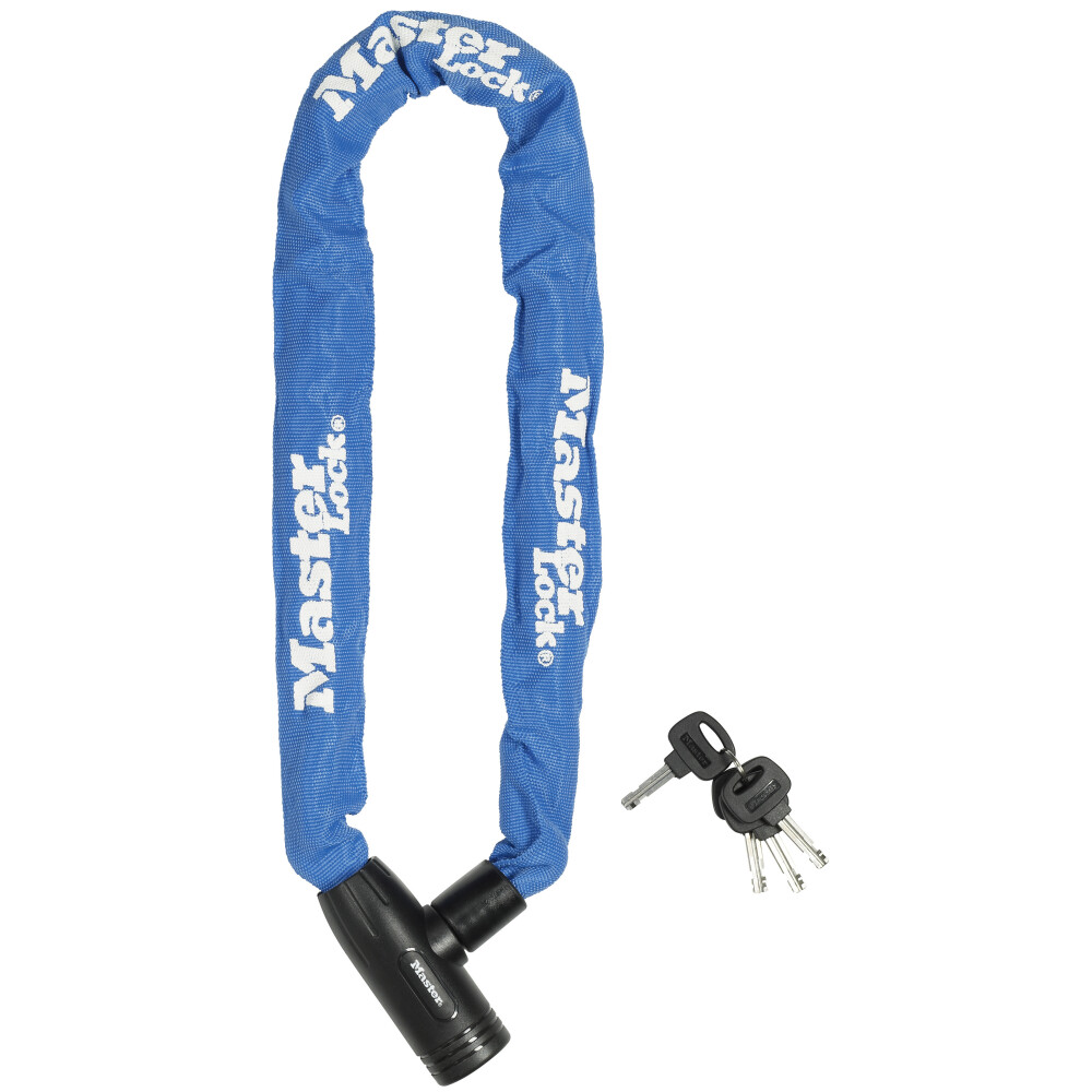 Kettenschloss 8391 Blau 8 mm x 900 mm Schlüssel