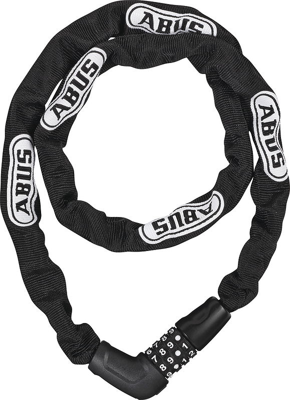 ABUS Zahlen-Kettenschloss Steel-O-Chain 5805C/75 BK 5 mm schwarz 75 cm