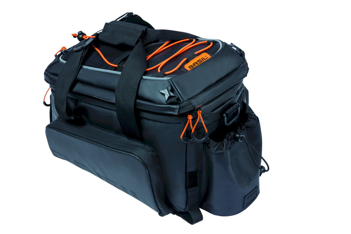 Basil Gepäckträgertasche Miles Trunkbag XL Pro schwarz orange