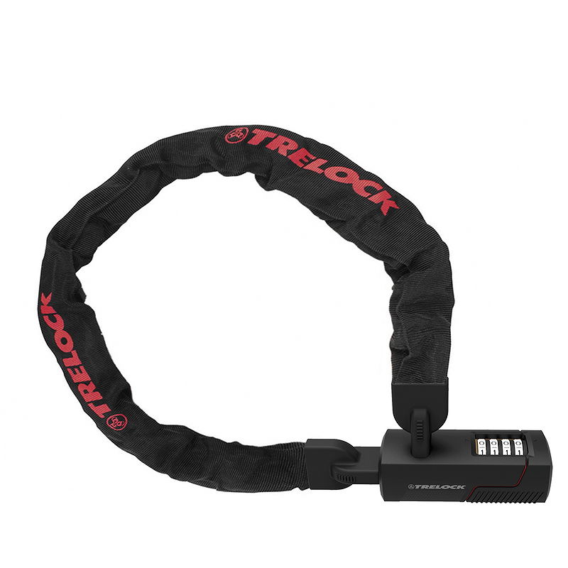 TRELOCK Kettenschloss BC 480 Code 7 mm schwarz 110 cm