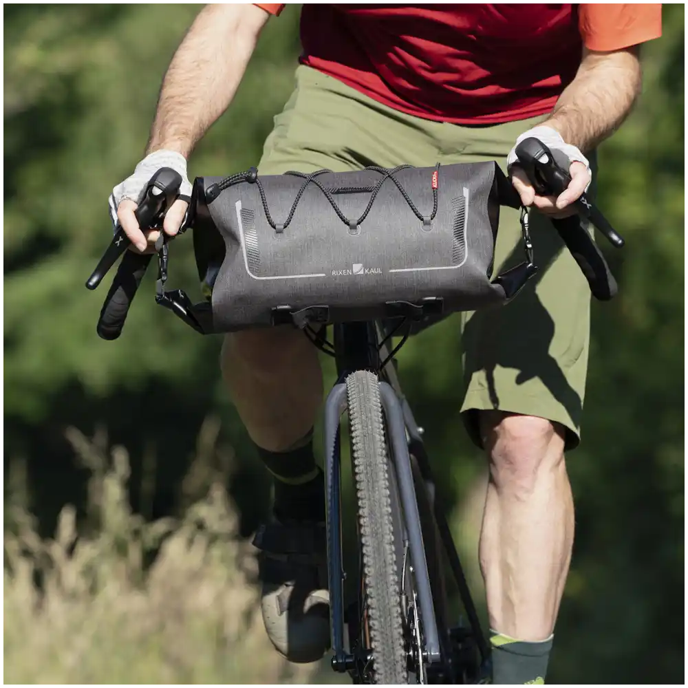 KLICKfix Bikepack Waterproof  grau Lenkertasche