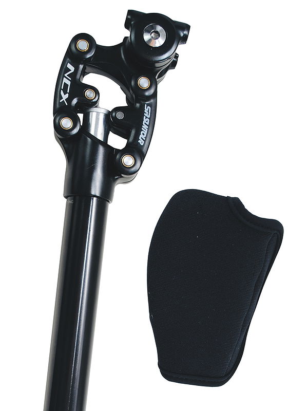 Suntour Federsattelstütze Parallelogramm SP12-NCX ca. 70-95 kg (standard) 27,2 mm schwarz 400 mm