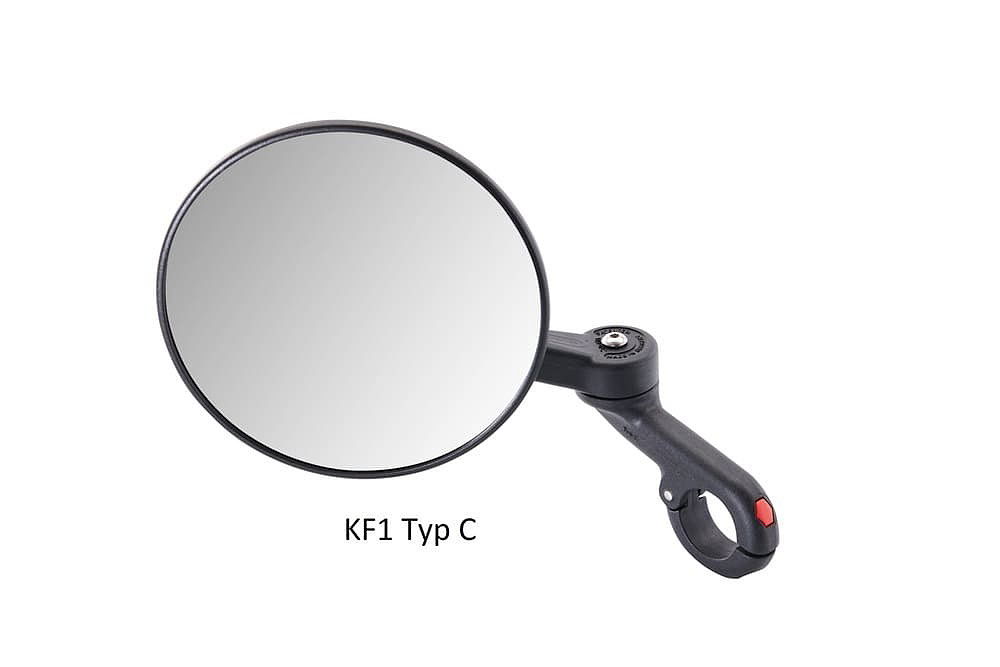 Krampe Lenkerspiegel KF1 Typ C, klappbar Lenkeraußenklemmung, links/rechts