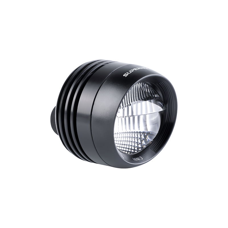Supernova E-Bike LED Scheinwerfer Mini 3 schwarz 125 Lux, 500 Lumen ohne Fernlicht