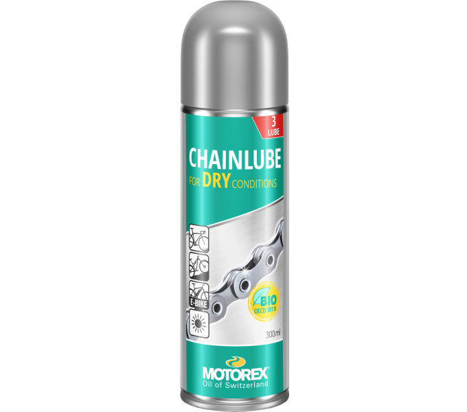MOTOREX Kettenöl CHAINLUBE DRY CONDITIONS 1x 300 ml Sprühdose