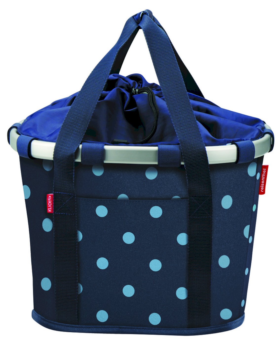 Reisenthel Bikebasket OHNE Lenkeradapter mixed dot blue