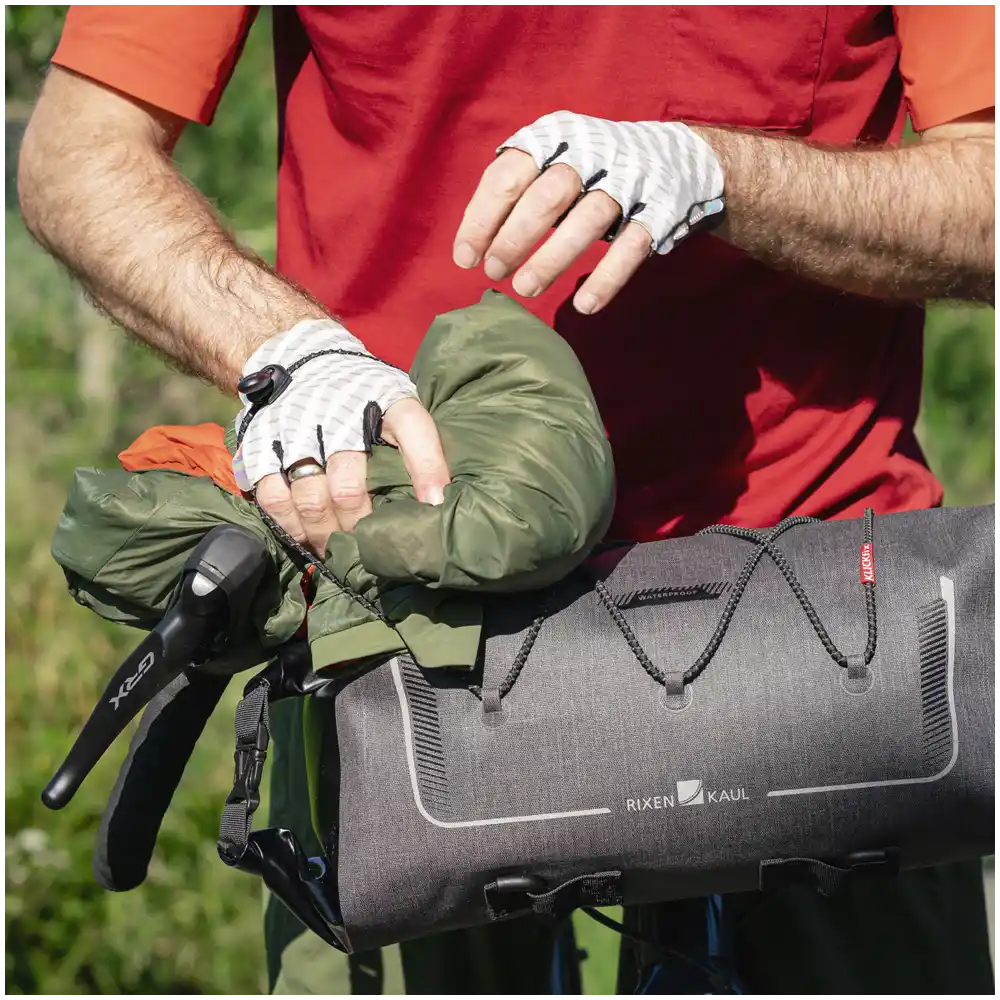 KLICKfix Bikepack Waterproof  grau Lenkertasche