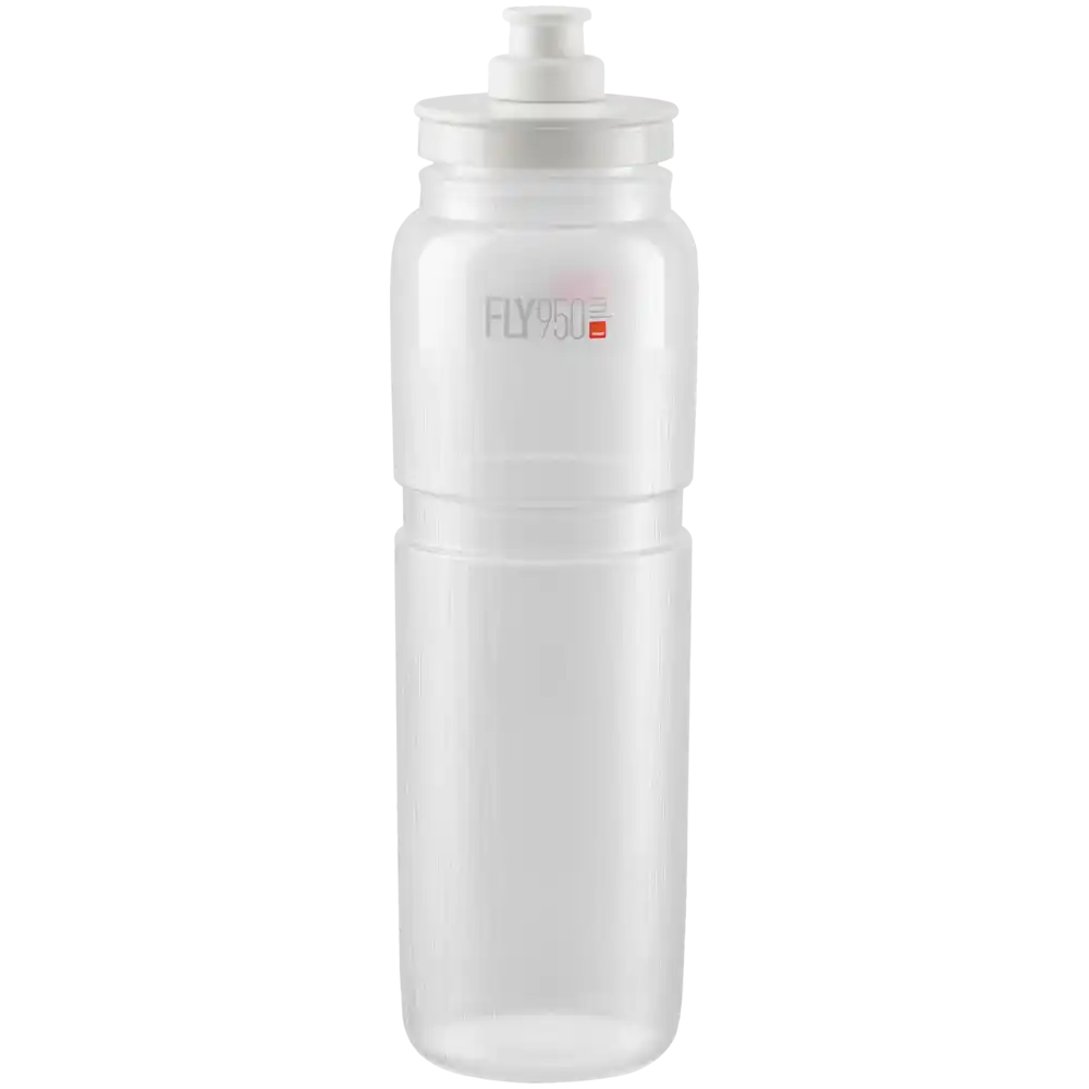 Elite Fly Tex Trinkflasche 950 ml tranparent grau