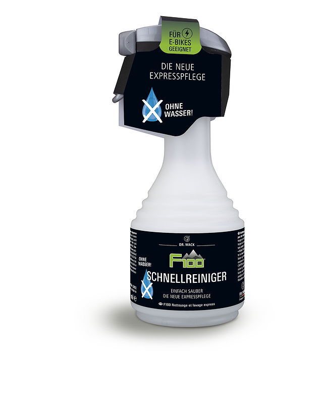 F100 Fahrradreiniger Schnellreiniger 500 ml Sprühflasche