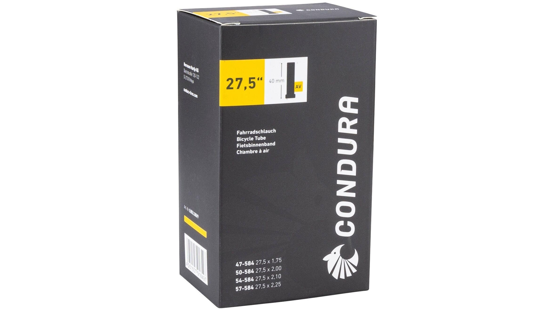 CONDURA SCHLAUCH 27,5" AV40 47/57-584