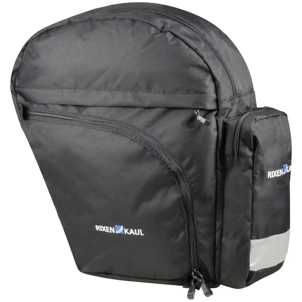 KLICKfix Backpack  schwarz Seitentasche