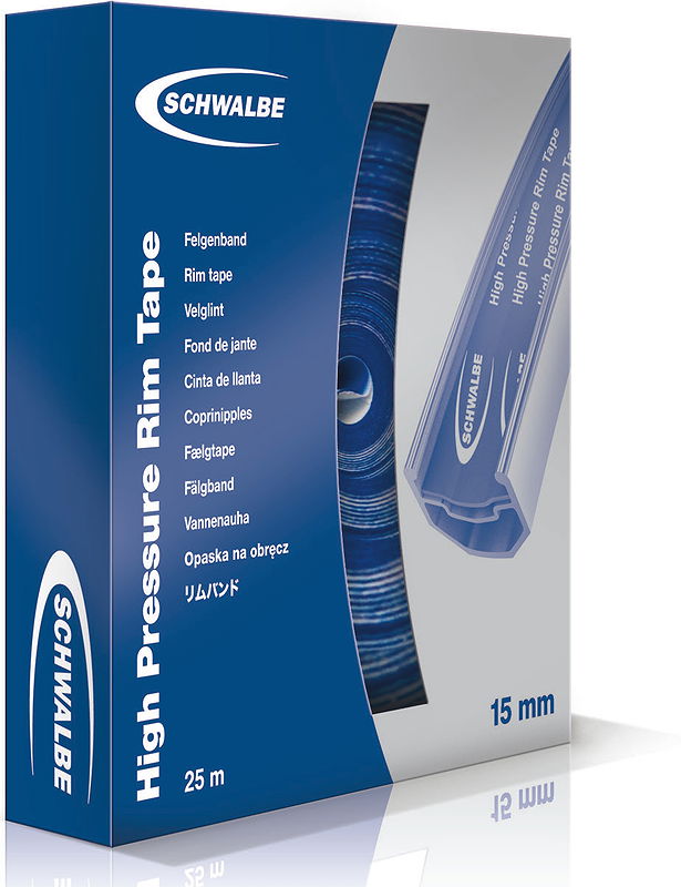 Schwalbe Hockdruck-Klebefelgenband 15 mm x 25 m   Werkstattrolle