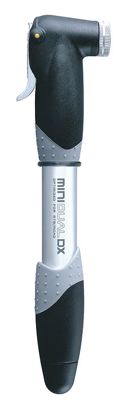 Topeak Minipumpe Mini Dual DX silber/schwarz 8 bar / 120 PSI SB-Verpackung