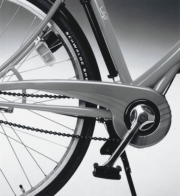 Hebie Kettenschutz 33 Zähne silber hochglanzpoliert 0340 E2