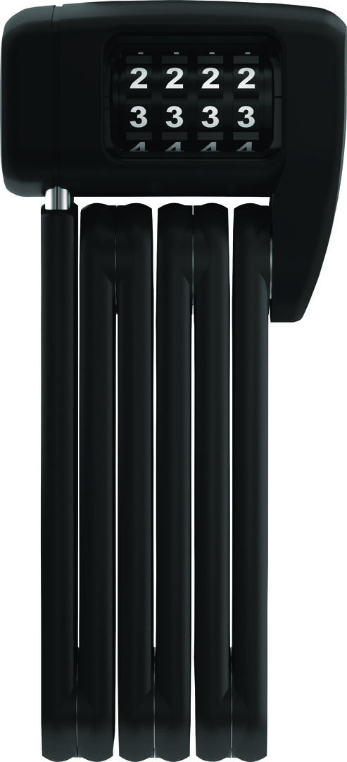 ABUS Zahlen-Faltschloss Bordo Combo Lite Mini 6055C/60 BK schwarz/grau 60 cm