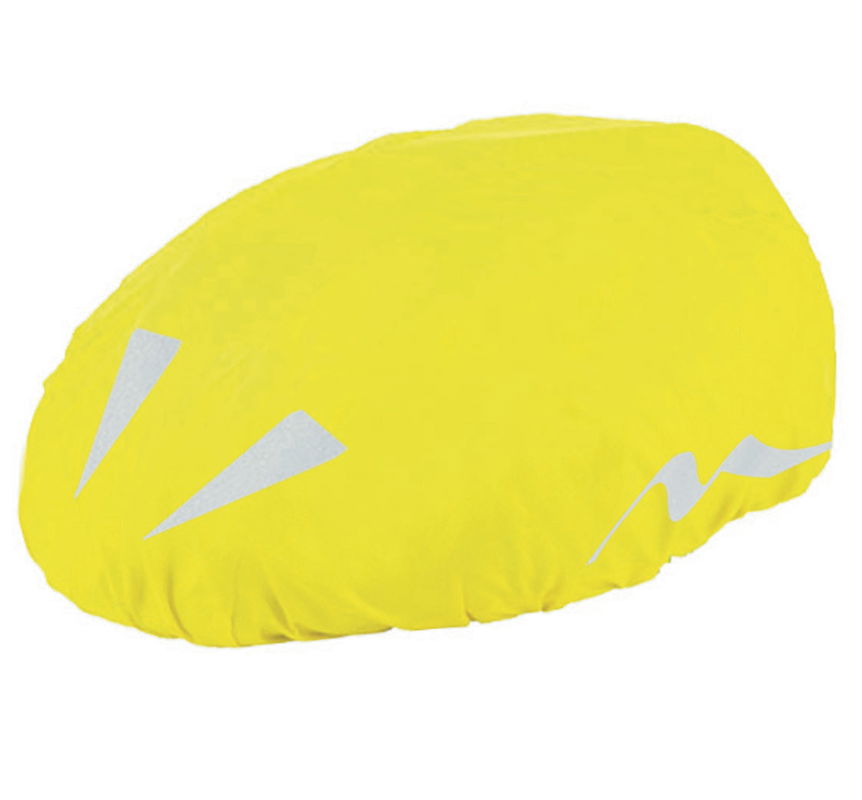 M-WAVE Helmüberzug Erwachsene mit Reflexlogo neongelb M-L