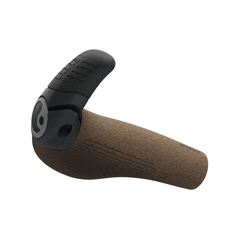 Ergon Lenkergriff GP2-L Evo Bio Kork mit Bar Ends kork/schwarz Large lang/lang regular