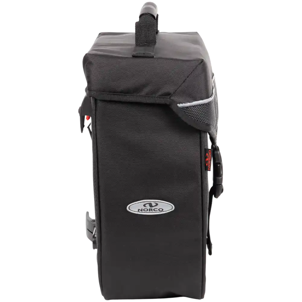 Norco Orlando City-Case Seitentasche mit KLICKfix Vario E Haken schwarz / grau
