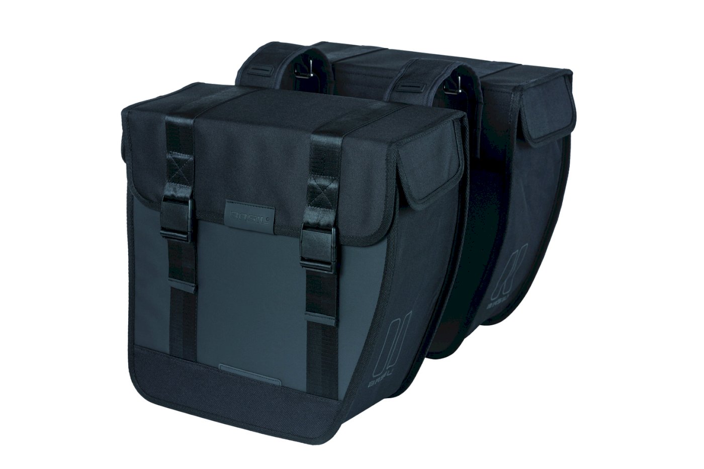 Basil Doppelpacktasche Tour Waterproof XL schwarz