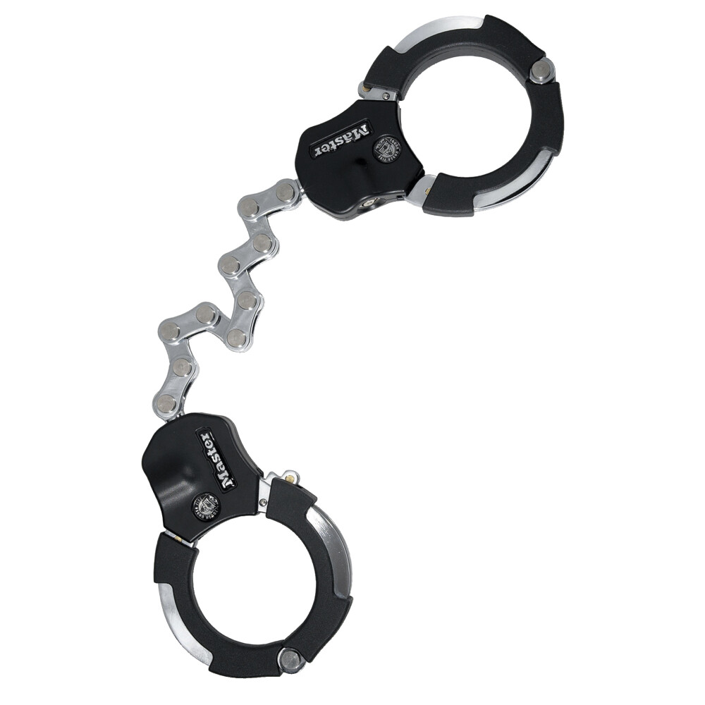 Handschellenschloss Street Cuff 8290 Schwarz Weite Bügel: 76 mm Schlüssel