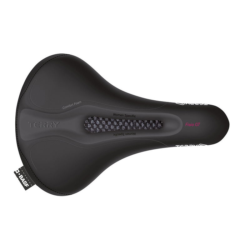 Terry Trekking Sattel Fisio GT Max Touring schwarz L255 x  B185 mm / 505 g Damen