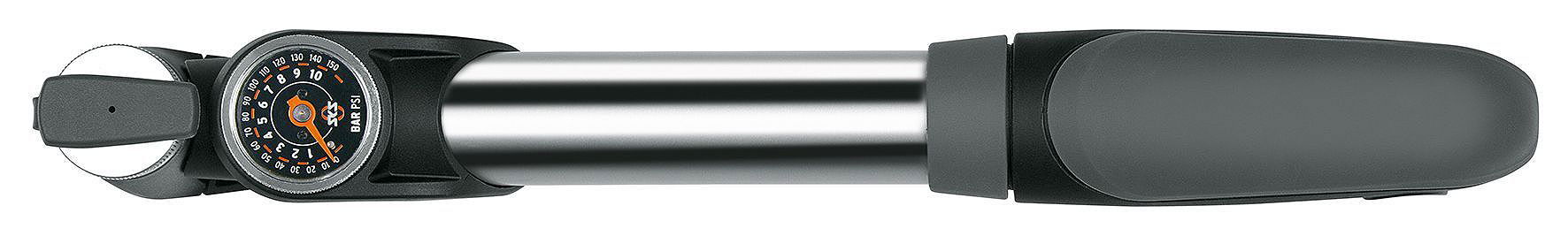 SKS Minipumpe Injex Control silber/schwarz 10 bar / 144 PSI