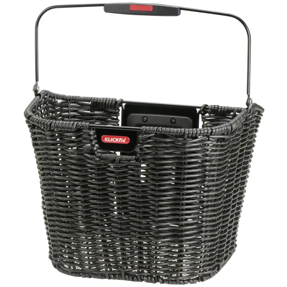 KLICKfix Structura Retro  schwarz Lenkerkorb