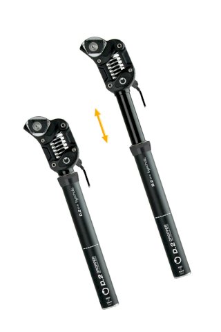 by.schulz Sattelstütze Dropper D.2ST Ro Parallelogramm gefedert standard 80-105 kg, Travel 80 mm 31,6 mm schwarz 4