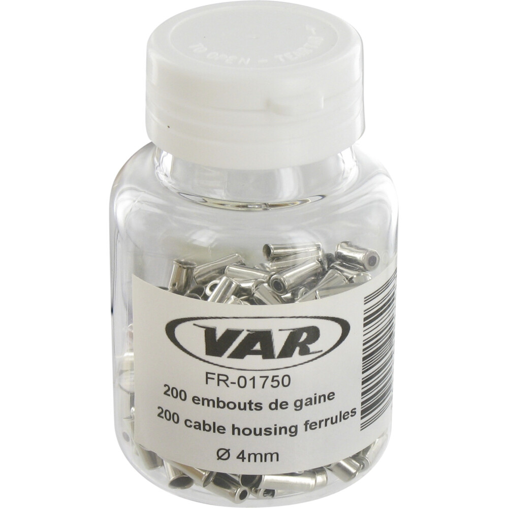 200 Stück. Außenhüllenendkappe FR-01750 Ø 4 mm
